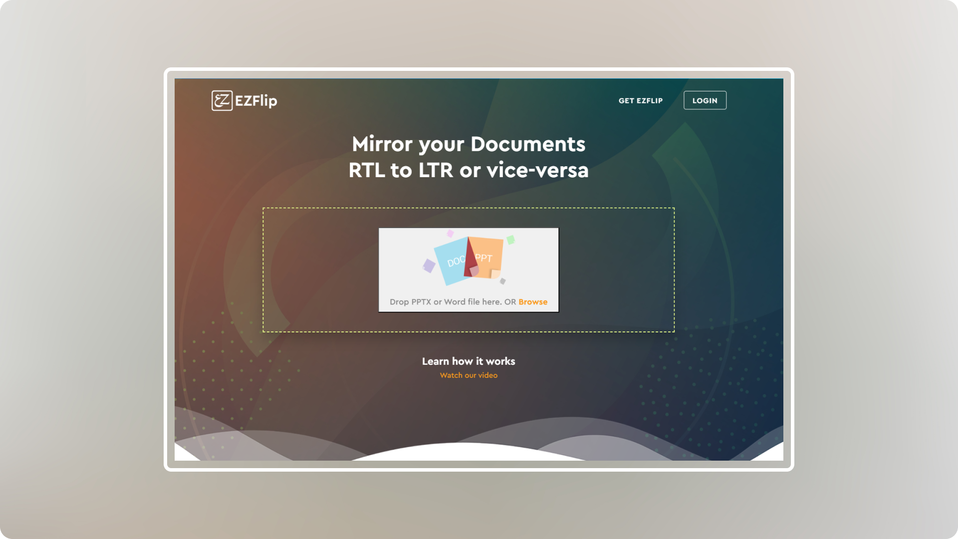 Convert documents from RTL to LTR or vice-versa